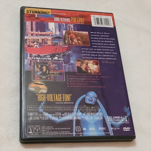 📀 3 for $10 📀 DVD The Fifth Element (1997) EUC - Picture 2 of 6